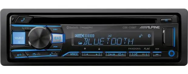 Alpine CDE-172BT Single DIN Headunit Bluetooth Receiver